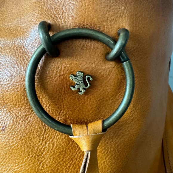 Pratesi 1948 Faella B477 Cognac Italian Calf Leather Shoulder Crossbody Handbag - Picture 3 of 13